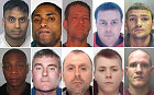 Ten of Britain's most wanted fugitives who are believed to be on the run in Spain. 
