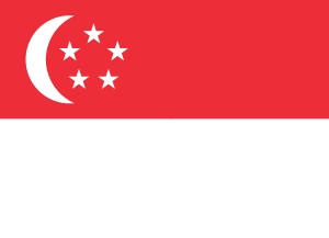 Flagge Singapur